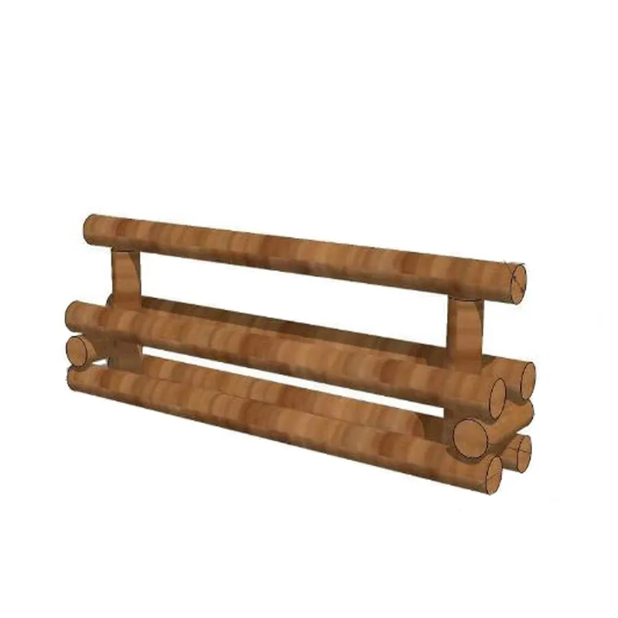 séparateur de voie en bois