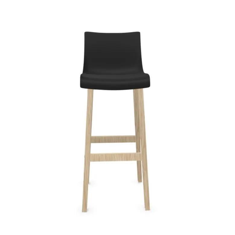 tabouret haut pieds bois