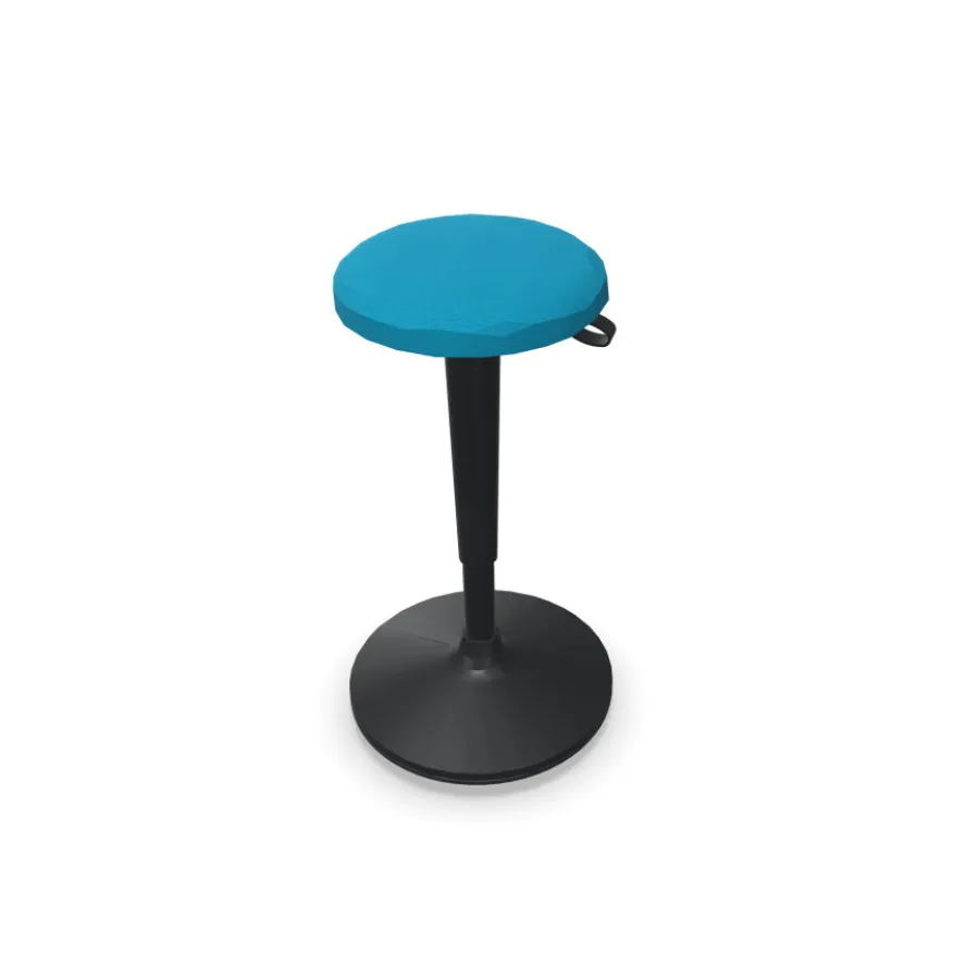 tabouret bureau bleu