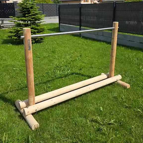 rack vélo en bois
